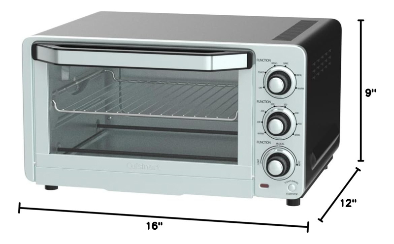 Horno Tostador Y Asador Cuisinart Tob-40n Clásico