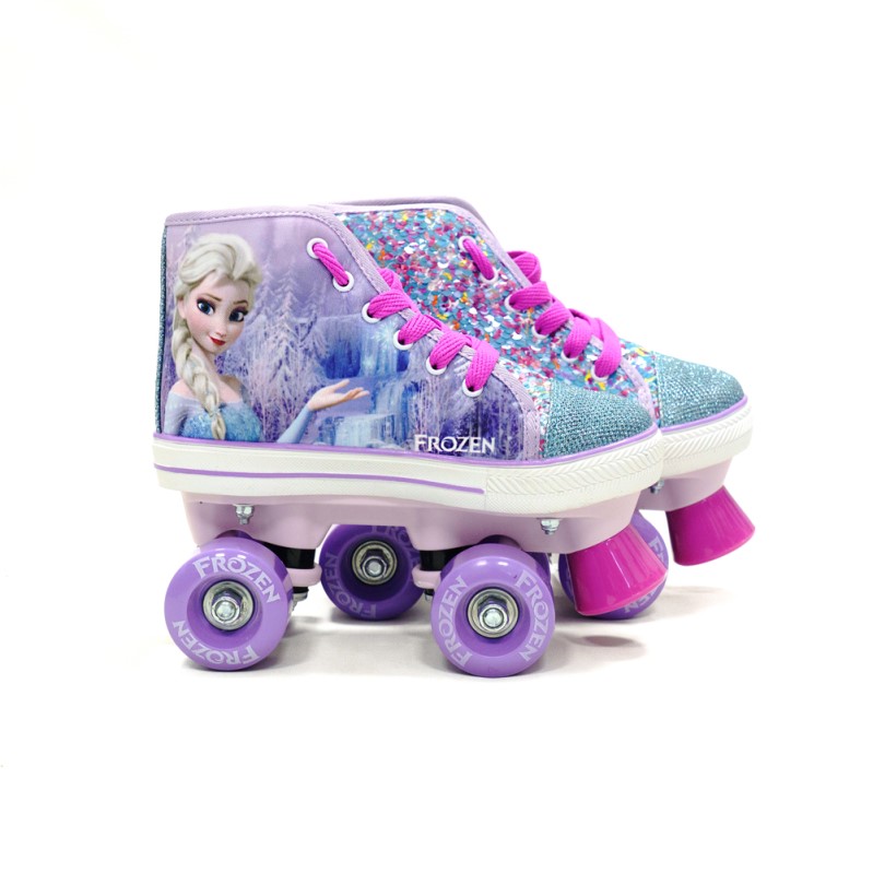 Patin Artistico Extensible 4 Ruedas De Disney Con Bolso Talle S - DISNEY  JUGUETES NIÑAS - Megatone