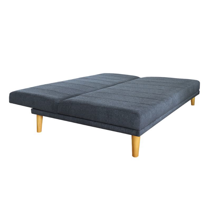 Futón Boston 1 plaza 3 Cuerpos de Chenille Zafiro Gris Oscuro Full Confort FULL CONFORT SOFA