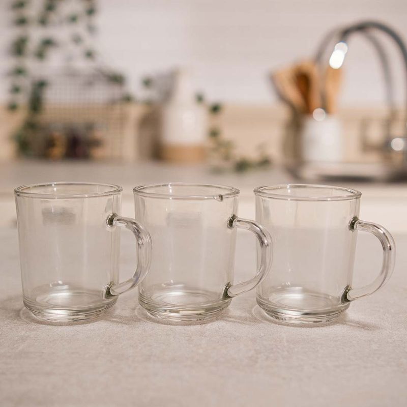 Set x3 Jarritos de Vidrio 250ml OKKO VASOS, COPAS Y CRISTALERIA