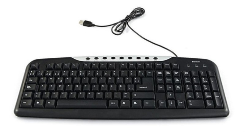 Teclado Verbatim Usb Wired Multimedia Cableado 98109 VERBATIM