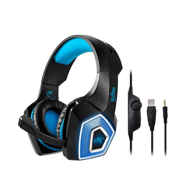 Auricular gaming para joystick con microfono y leds RGB PS4 Xbox - Main Image