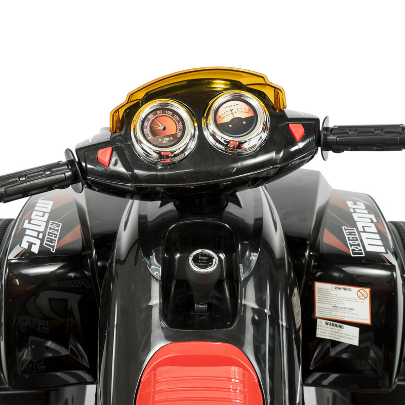 CUATRICICLO A BATERÍA 12V JS318 NEGRO - BEBITOS AUTOS Y MOTOS A BATERIA ...