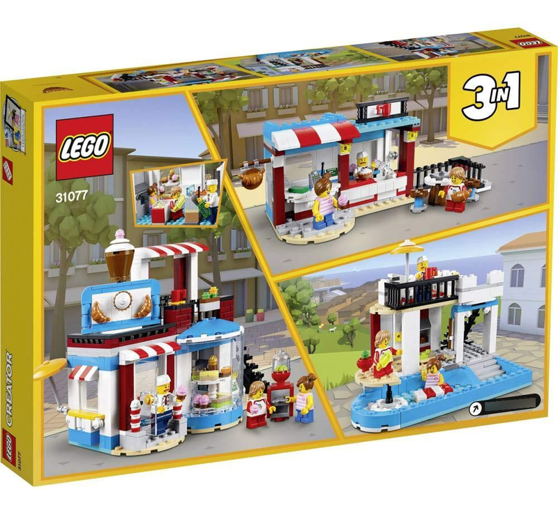 Lego 31077 Creator En Casa De La Piscina Y Cafetería De LEGO