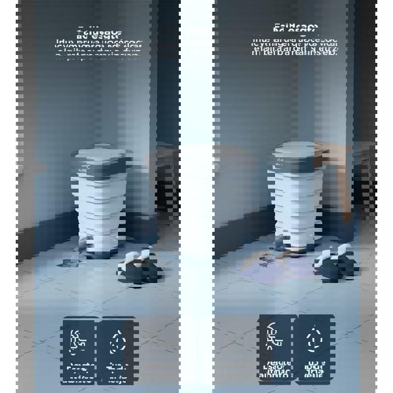 Mini Lavadora Secadora Gadnic En Plegable Portátil GADNIC - Main Image