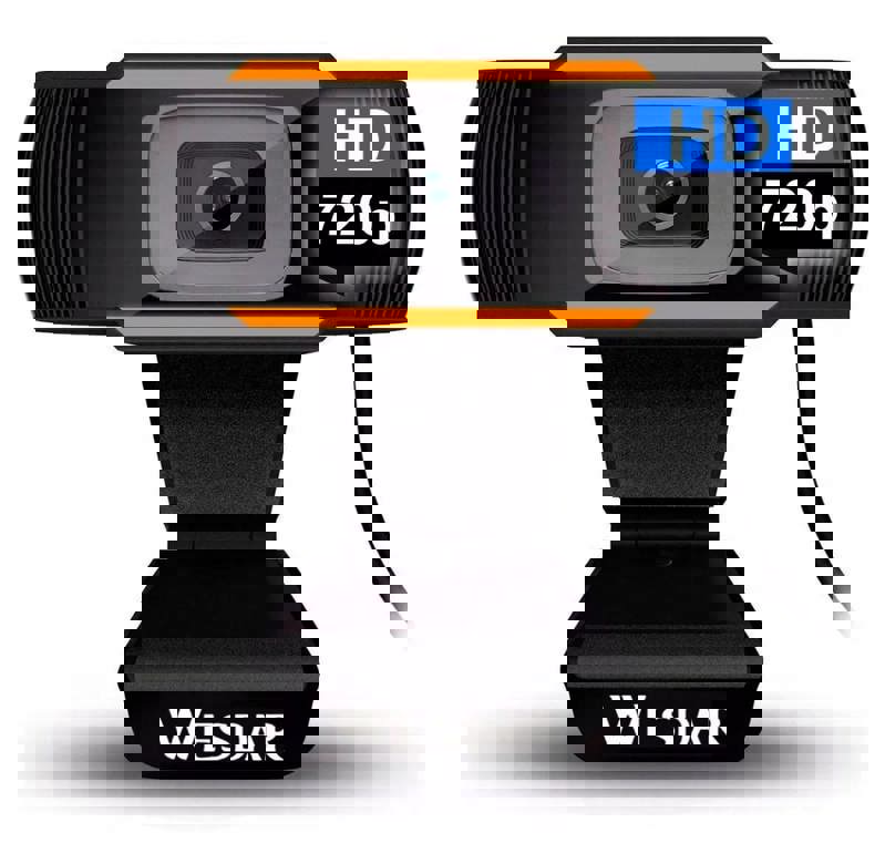 Camara Web Wesdar Webcam Usb Hd 720p Plug Play Microfono