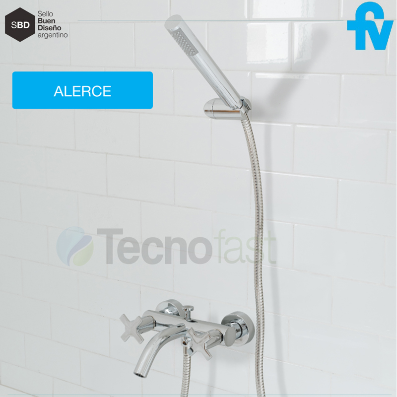 Grifería Fv Alerce Ducha Exterior Cierre Cerámico 0112/d7 FV