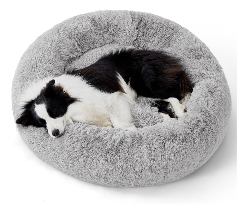 Cama Redonda Bedsure Para Perros Grandes Afelpada Y Antide