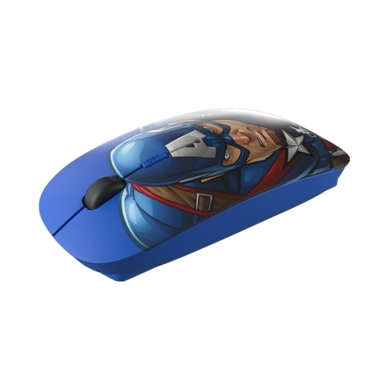 Mouse Xtech XtmD340ca Marvel Avengers Capitán América Flat Wireless