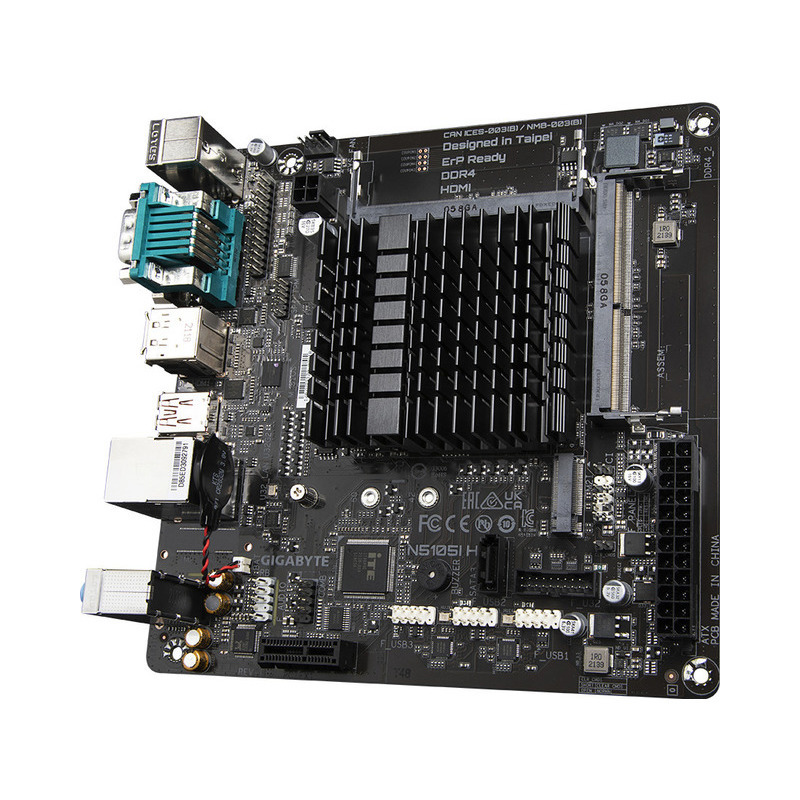 MOTHERBOARD GIGABYTE N5105I H + CPU CELERON N5105 PUERTO SERIE ...
