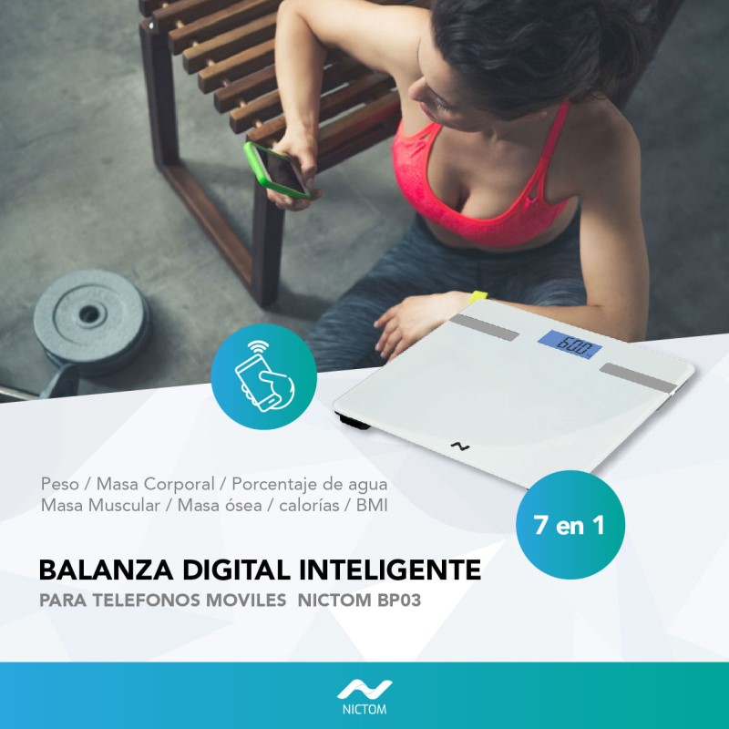 Balanzas Para Persona con Bluetooth - Balanzas electrónicas Lima