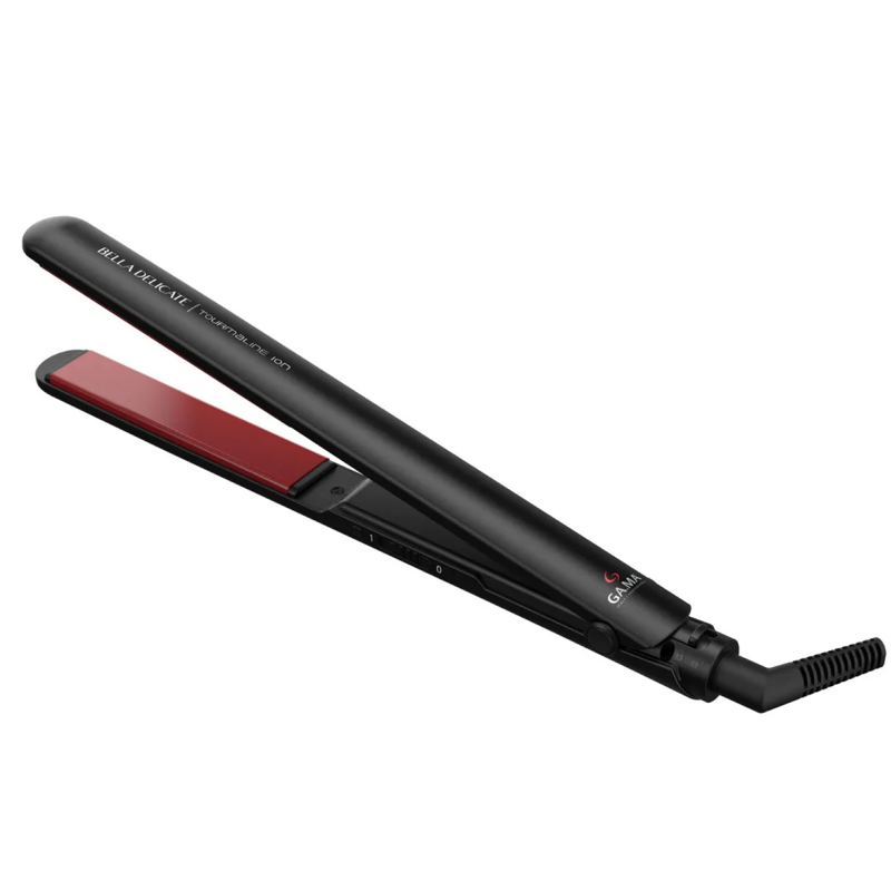 Planchita Gama Bella Delicate 220°C Iónica Turmalina Mini Negra