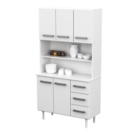 Aparador De Cocina (Triplo Kit)  Blanco