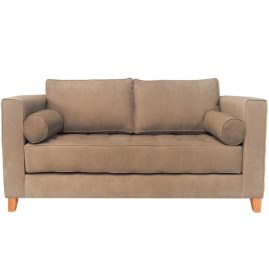 Sillon Sofa 3 Cuerpos Bruselas Pana Beige 1.90 Mts